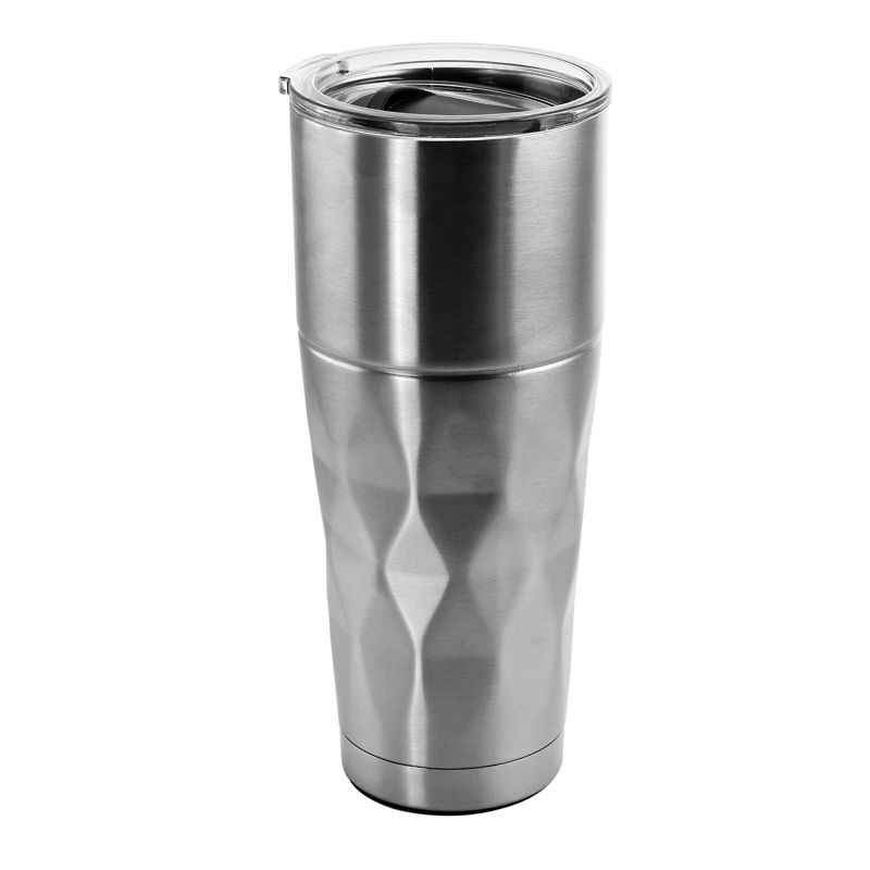 Mr. Coffee Kellan 26 Ounce Stainless Steel Thermal Tumbler with Lid in Silver