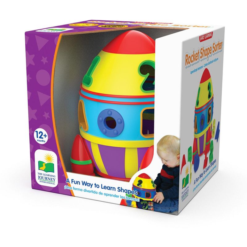 The Learning Journey Early Learning Rocket Shape Sorter
