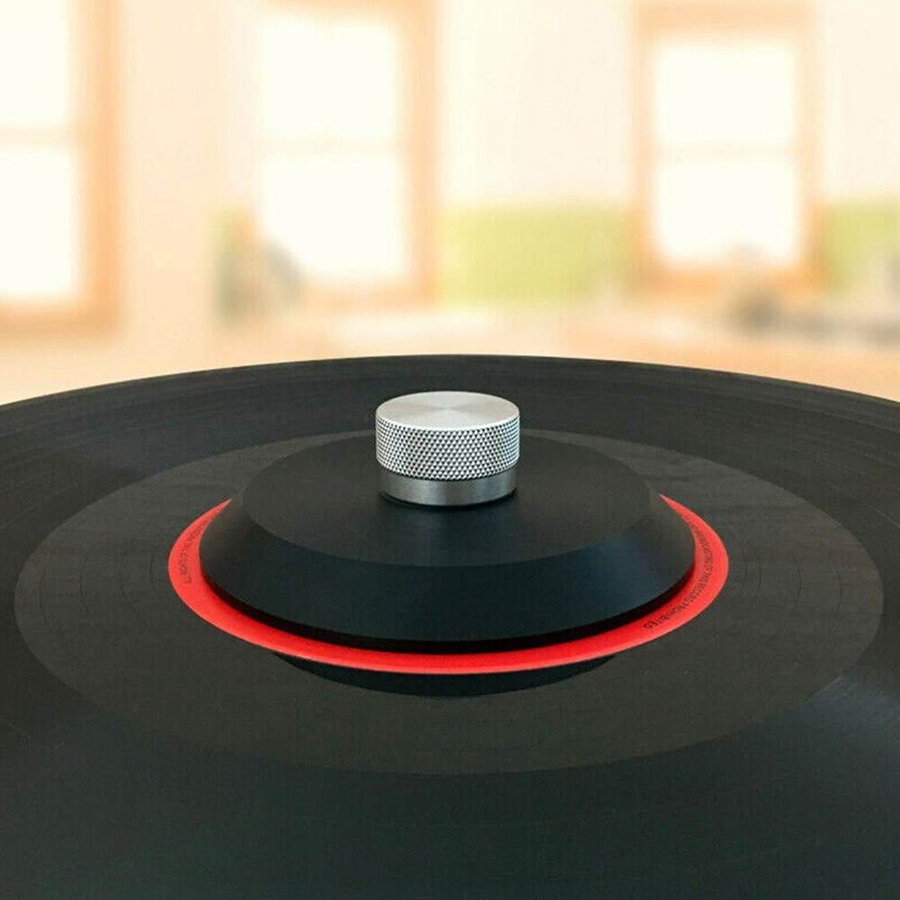Stable Fixing Accessories Anti Shock Vinyl Turntables Steel Home Record Stabilizer Press Down Replacement Easy Apply Universal