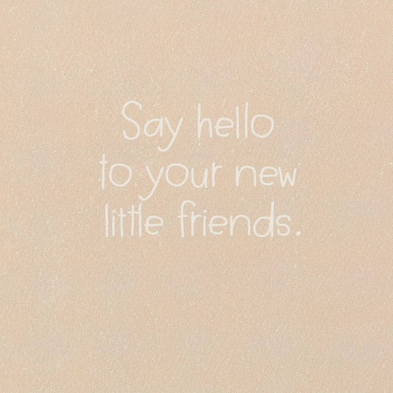 Funny Sippy and Poopy New Baby Congratulations Greeting Card