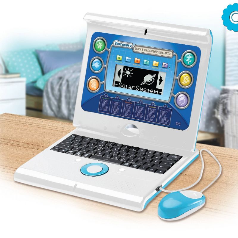 Discovery Kids Toy Computer Laptop - Blue