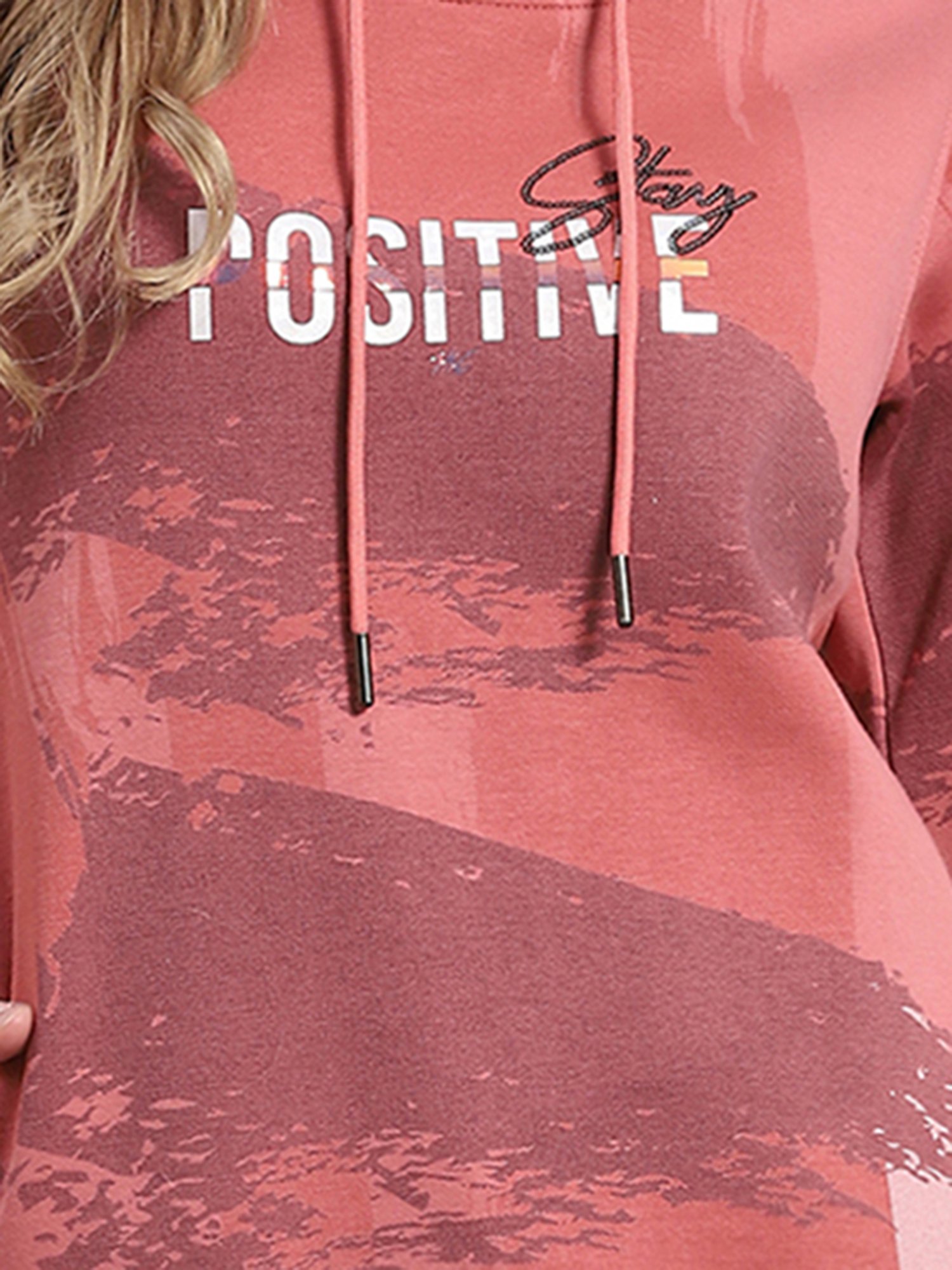 KENDALL + KYLIE Multicolored Printed Hoodie