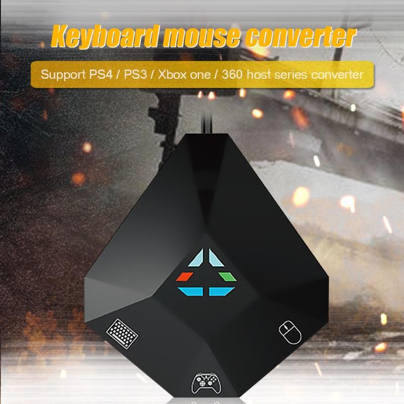 DOBE NS-Switch Keyboard and Mouse Converter Support PS4/3/Xbox ONE/360 Host series Adapter Controller Keyboard Mouse Converter for PS3/ ONE/360 for NS Switch/PS4 Gamepads Gamepad