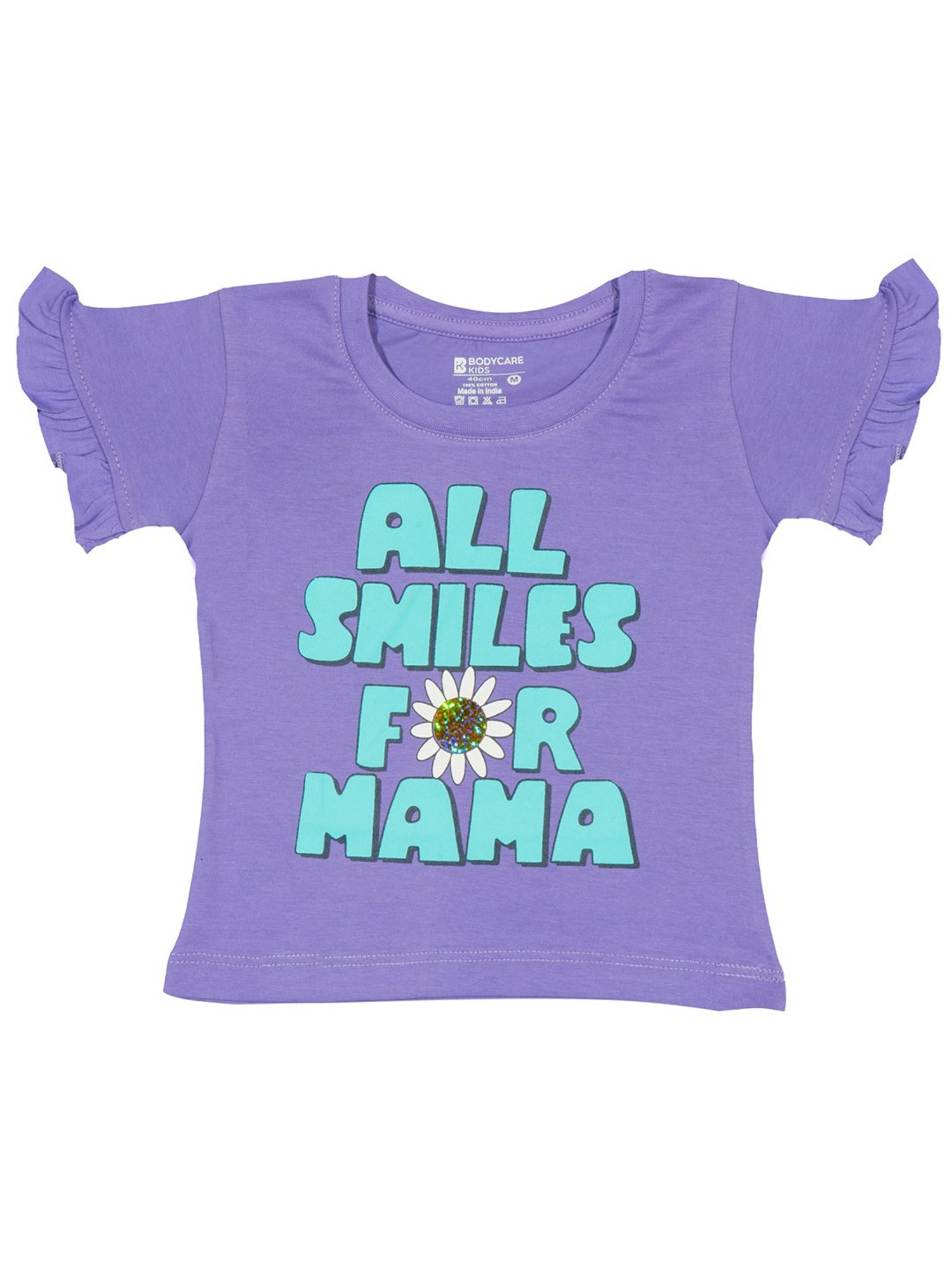 Bodycare Kids Violet Embellished T-Shirt
