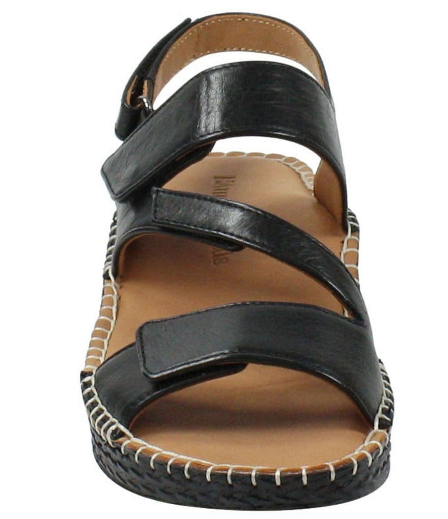 L'Amour Des Pieds Yamona Leather Wedge Sandals