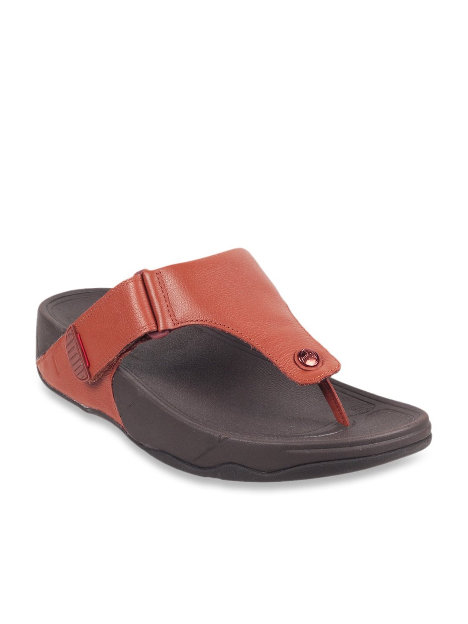 FitFlop Men's Brown Thong Sandals