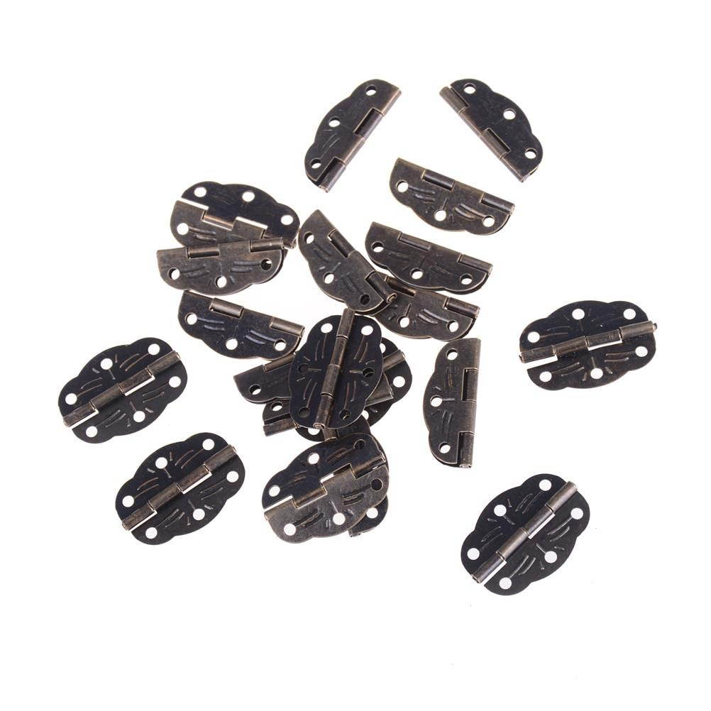 20Pcs Antique Brass Metal Label Pull Frame Handle File Name Card Holder For Furniture Cabinet Drawer Box Case Bin