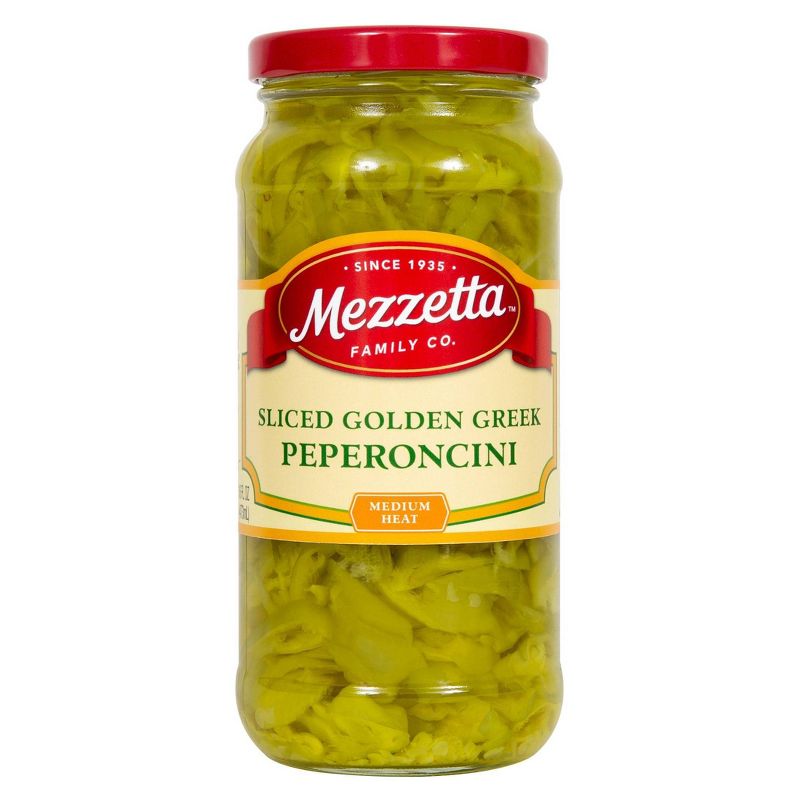 Mezzetta Deli-Sliced Golden Greek Pepperoncini - 16oz