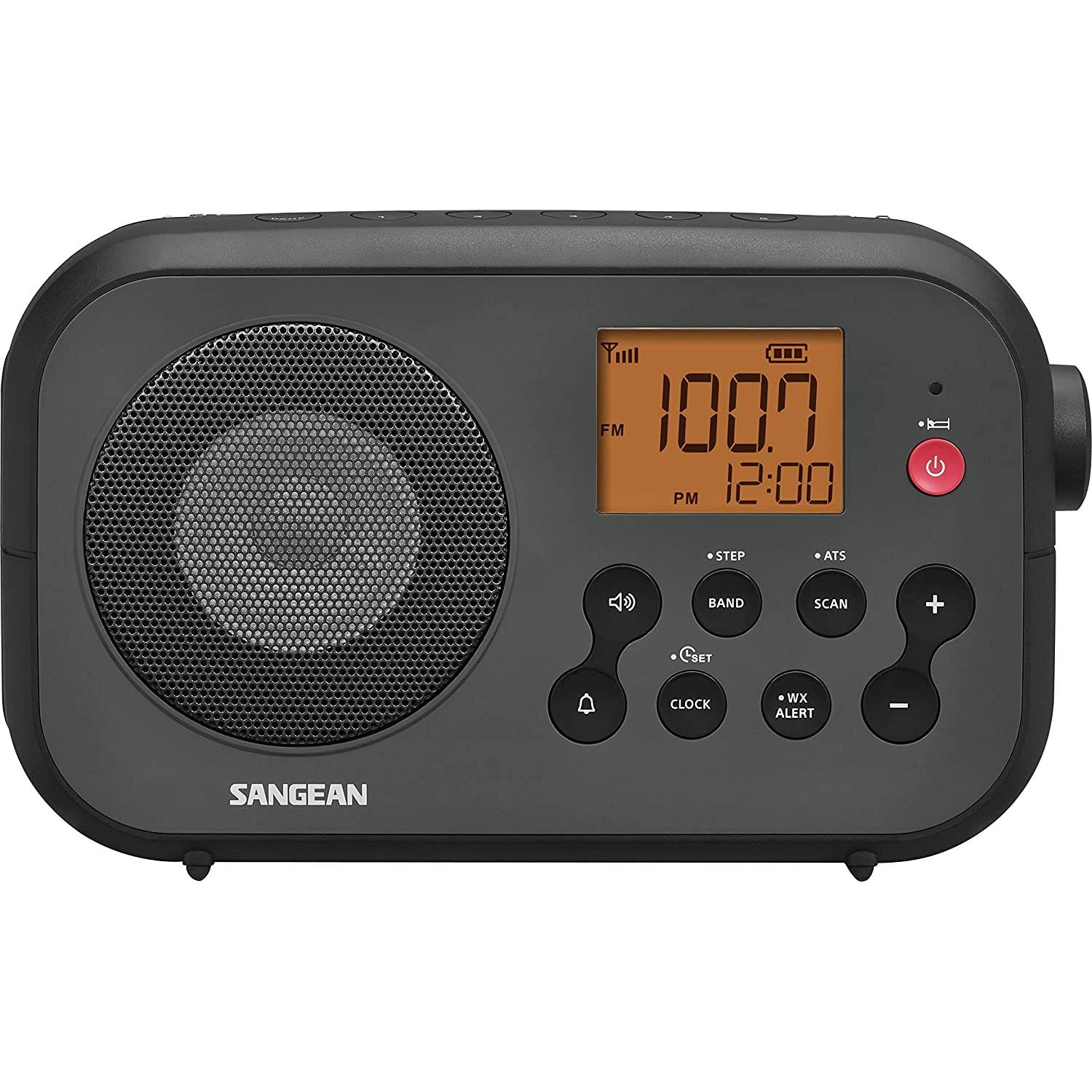 Sangean PR-D12 PR-D12 AM/FM NOAA Weather Alert Digital Tuning Portable Radio