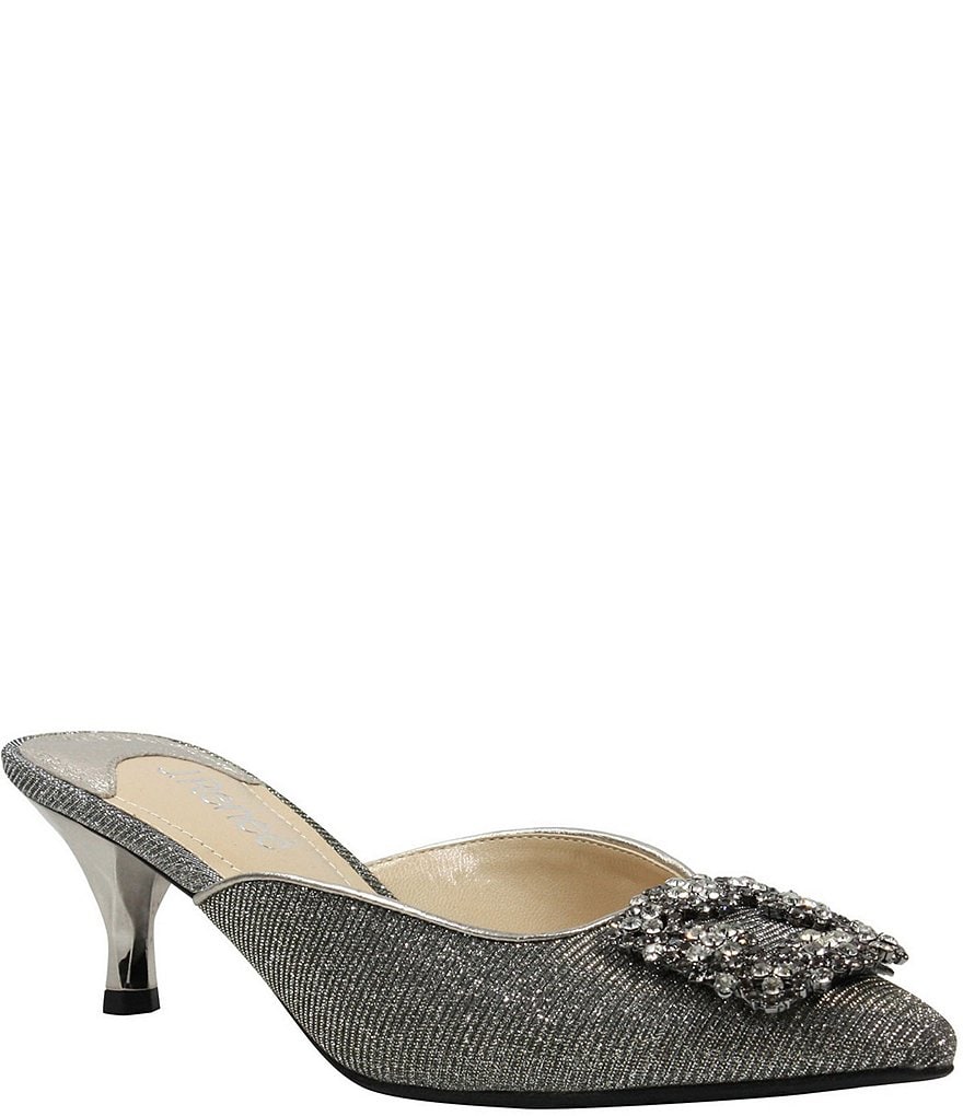 Schutz Sionne Clear Vinyl Pointed Toe Mules