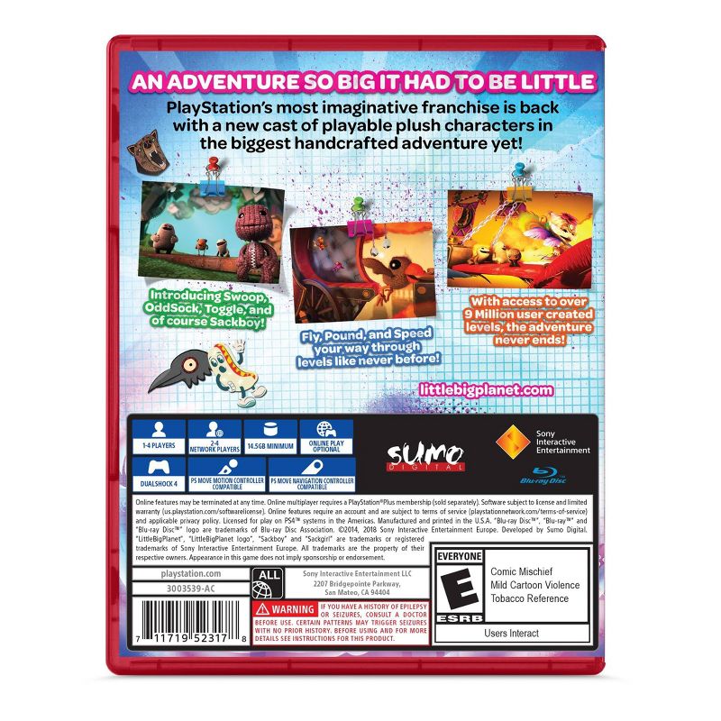 Little Big Planet 3 - PlayStation 4 PlayStation Hits