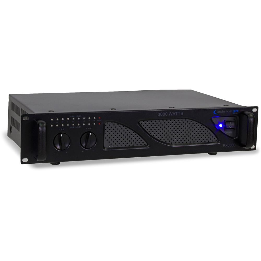 Technical Pro Professional 2-Channel 3000 Watt Power Amplifier