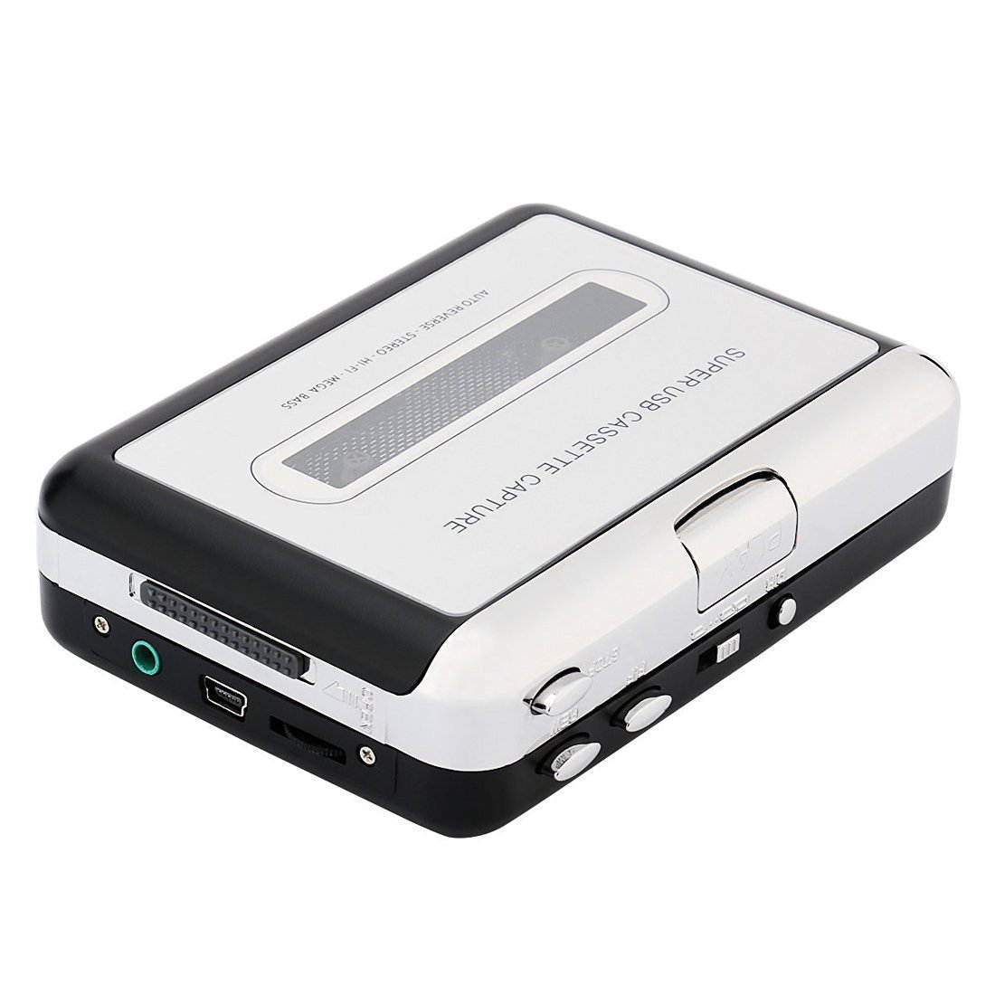 Handheld Super Tape to PC USB Cassette-to-MP3 Converter ,Retro Cassette to MP3 Converter,  USB Cassette Recorder Tape-to-MP3 Music Player