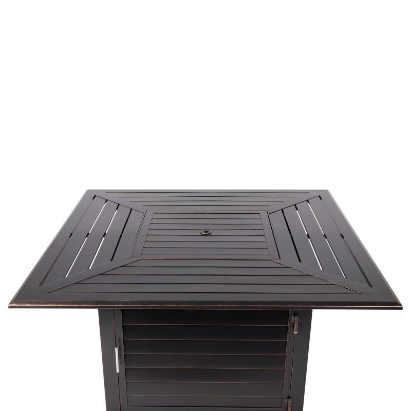 Palmetto Aluminum Square LPG Fire Pit - Fire Sense