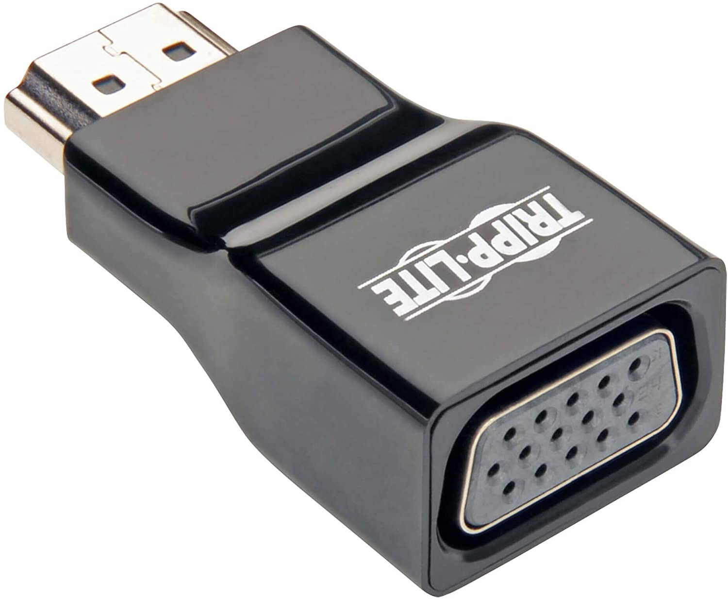 Tripp Lite HDMI to VGA Adapter 3.5mm Audio Port 1080p Video Built-In 6 HDMI cable for use with Computers Laptops Chromebooks Raspberry Pi Projectors & More (P131-06N) Black