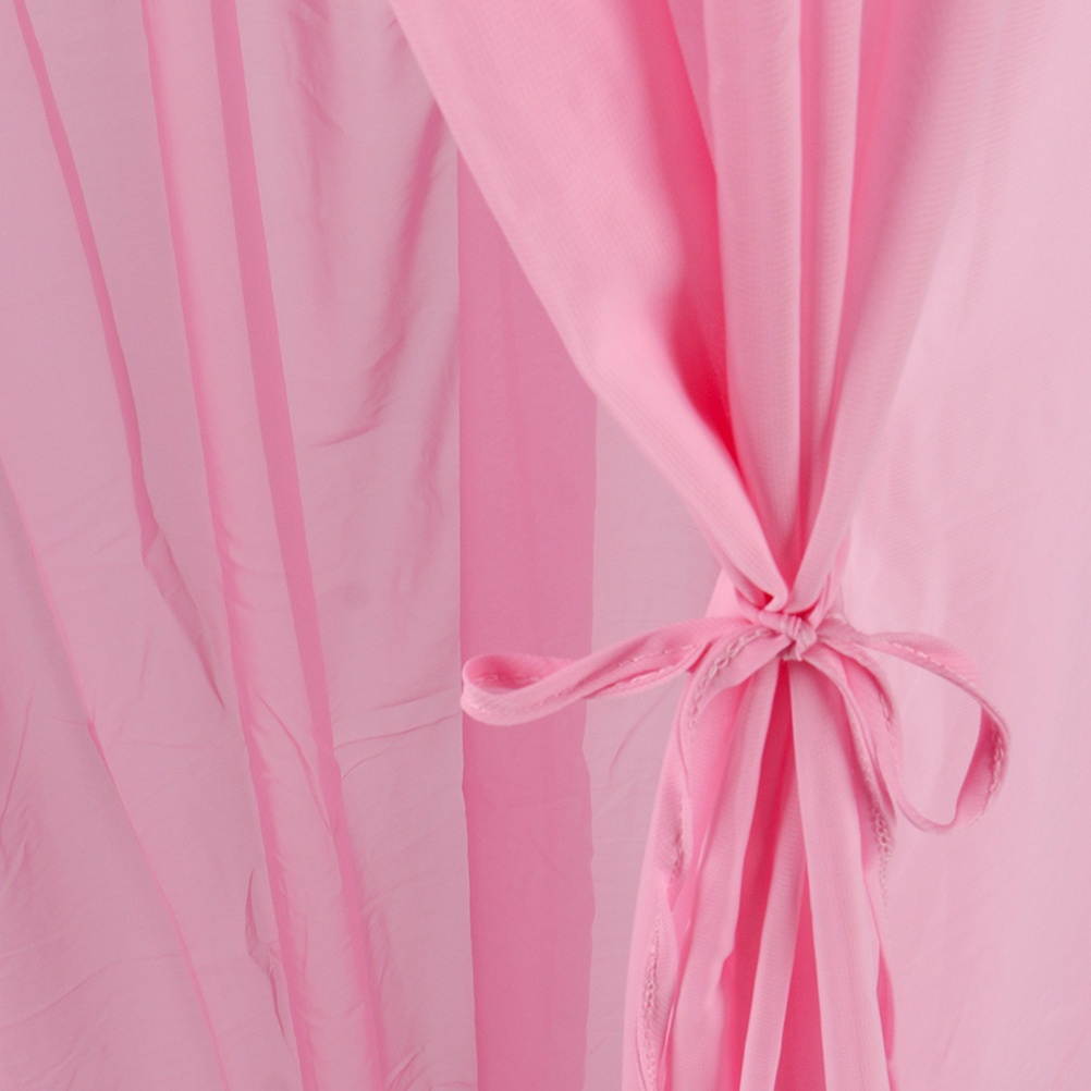 Mosquito Net Canopy Round Dome Bed Curtain Durable Mosquito Net Toddler Crib Netting for Beds Cradles(Grey)