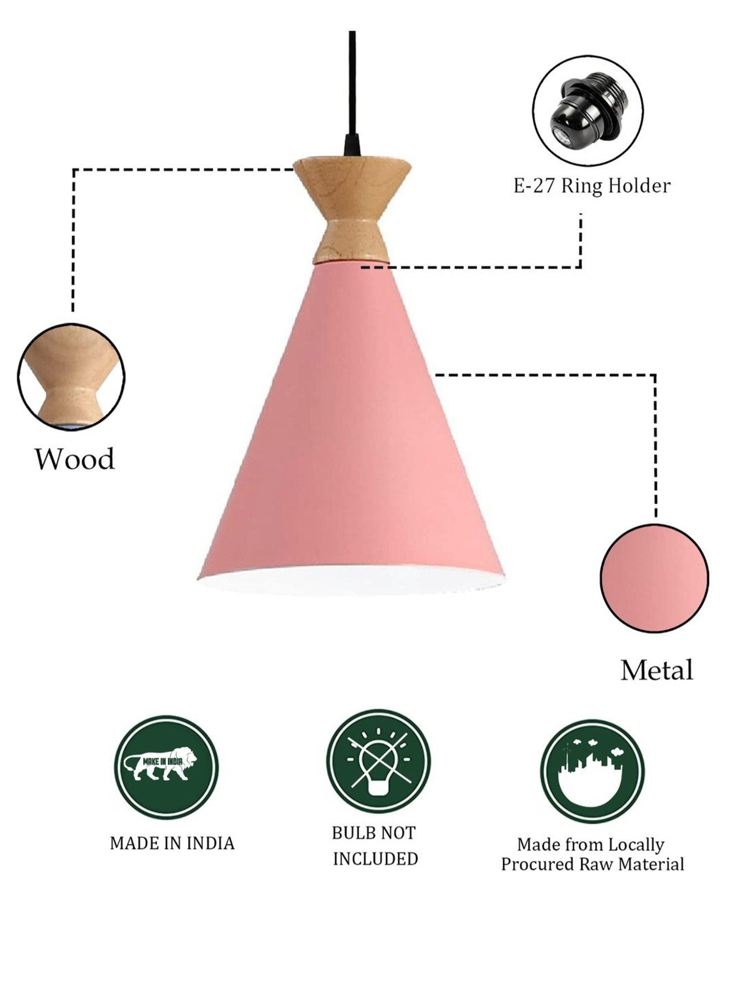 Large Rectangle Natural Lampshade Linen - Project 62™