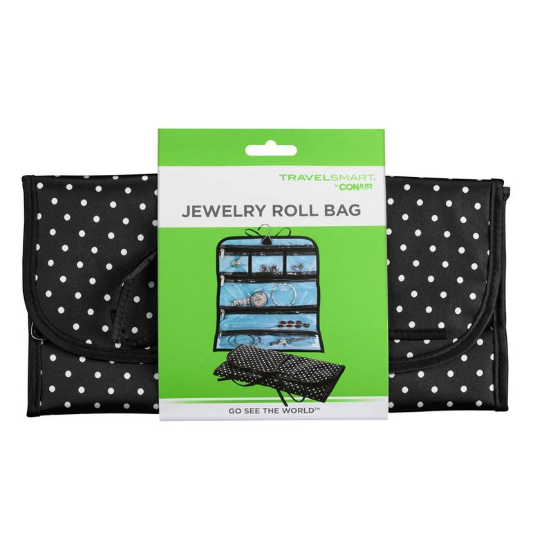 Travel Smart by Conair Jewelry Roll Bag - Black