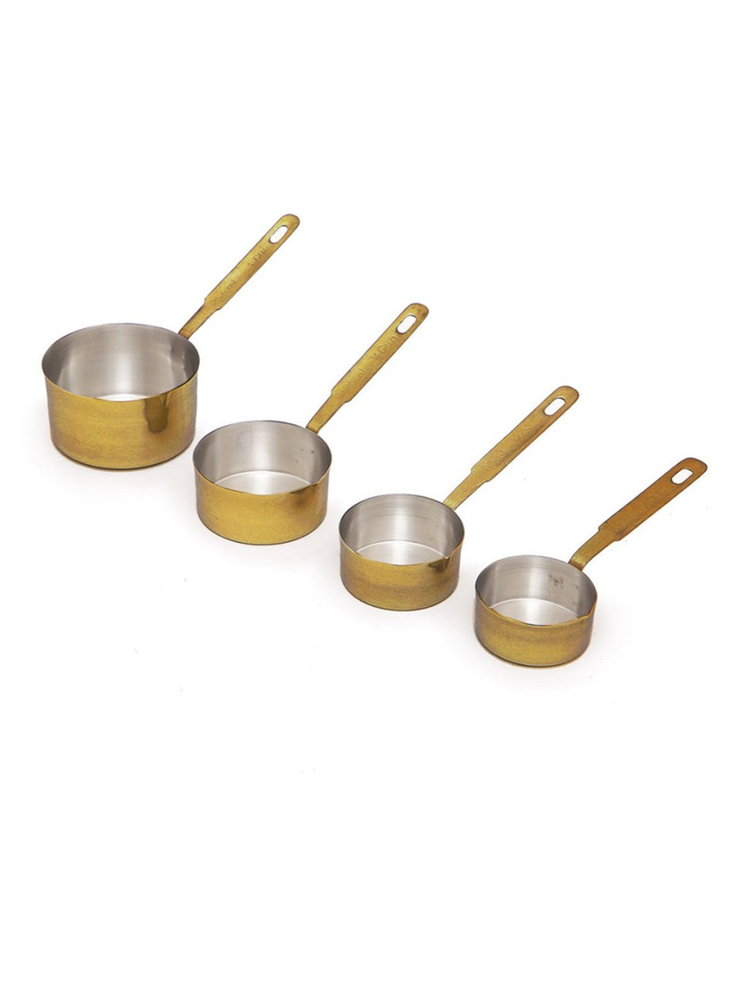 KitchenCraft Black Plastic Magnetic Measuring Cup - Set of 4