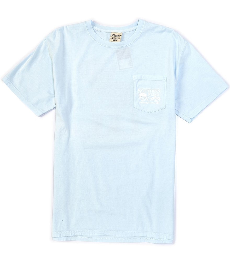 Southern Fried Cotton Men's American Dog Short-Sleeve Pocket Graphic Tee