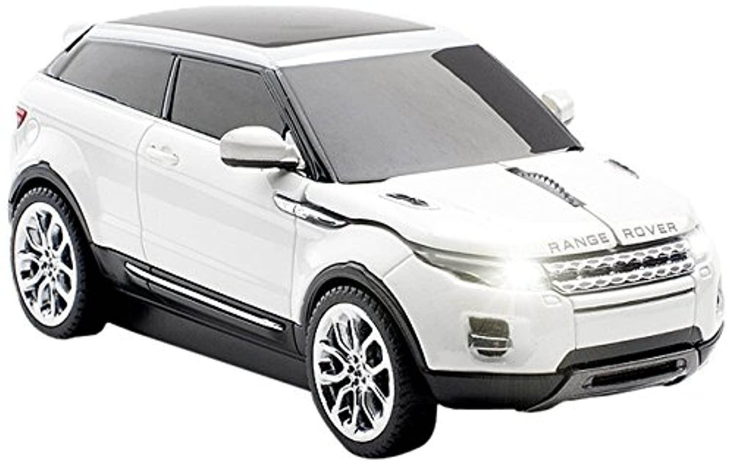 click car ccm-rangerover-white range rover evoque wireless optical mouse, white