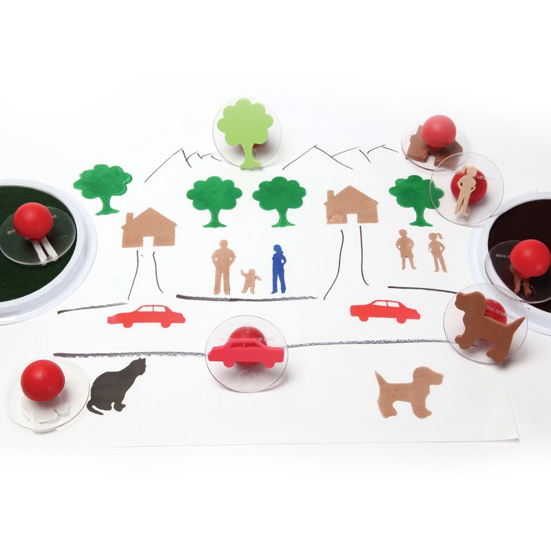 Ready 2 Learn Giant Stampers - Family Members - Set of 10