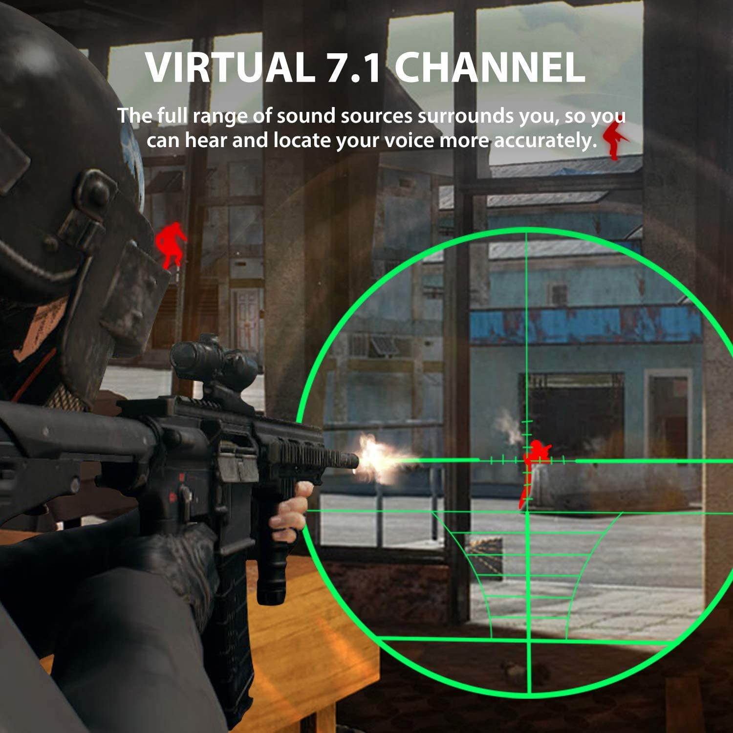 YOWU Cat Ear Headphone 3G Wireless Bluetooth 5.0 Foldable Gaming Headset with 7.1 Surround Sound,40mm Drivers,Built-in Mic & Customizable Lighting and Effect via APP