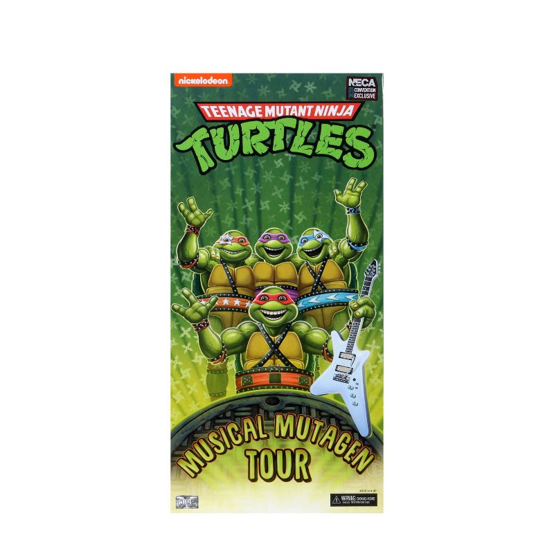 Teenage Mutant Ninja Turtles Musical Mutagen Tour Bundle Figure 4 Pk Tshirt XXL