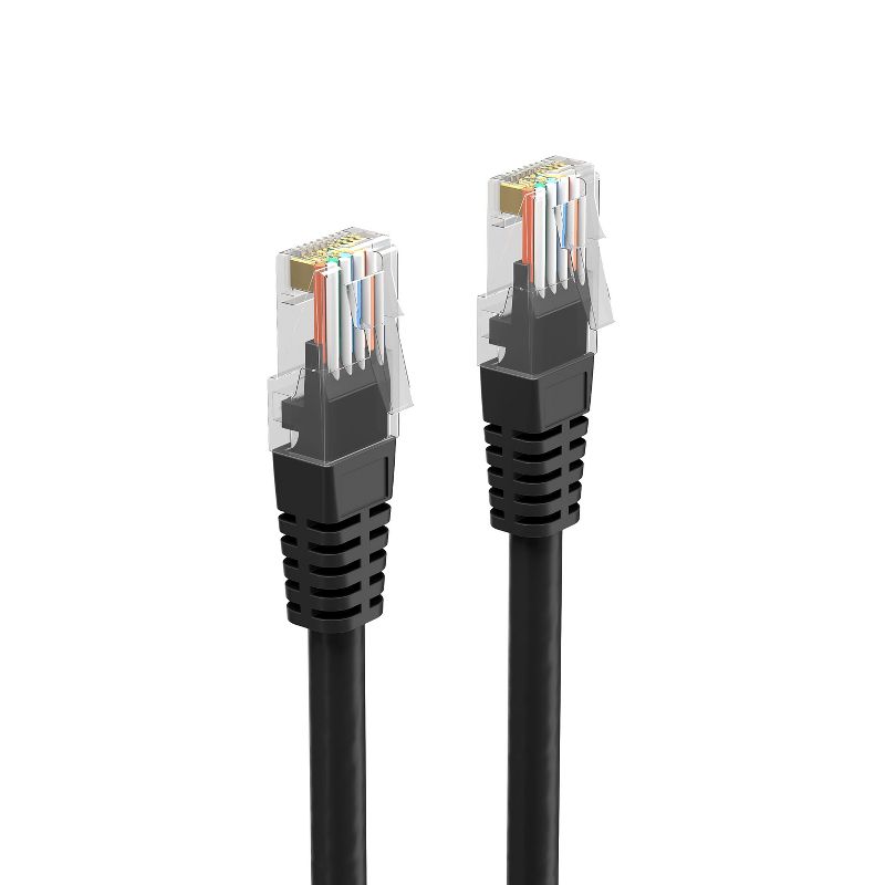 Monoprice Data Cable - 1 Meter - Black | 28AWG External SAS 34-pin (SFF-8470) Male with Thumbscrews to Mini SAS 26-pin (SFF-8088) Male Cable
