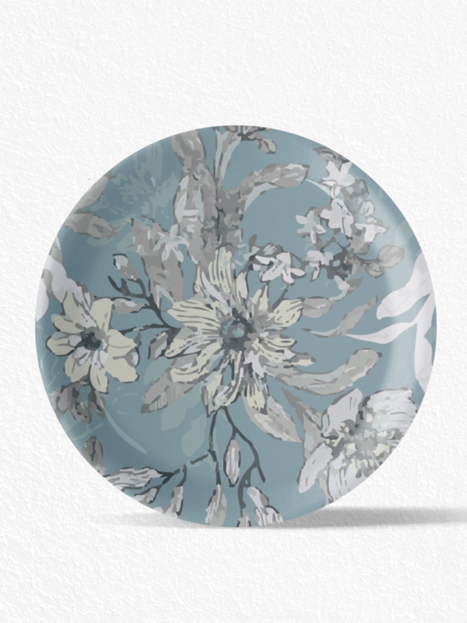 Nestroots Indigo Traditional Multicolor Porcelain Wall Plate