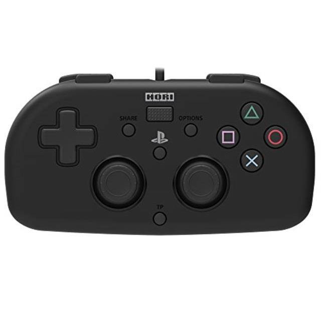 hori sony licensed wired controller light small black for ps4