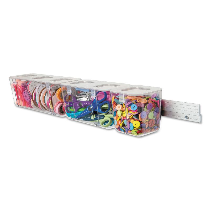 deflecto Caddy Organizer 13.24 x 4 White 29301CR