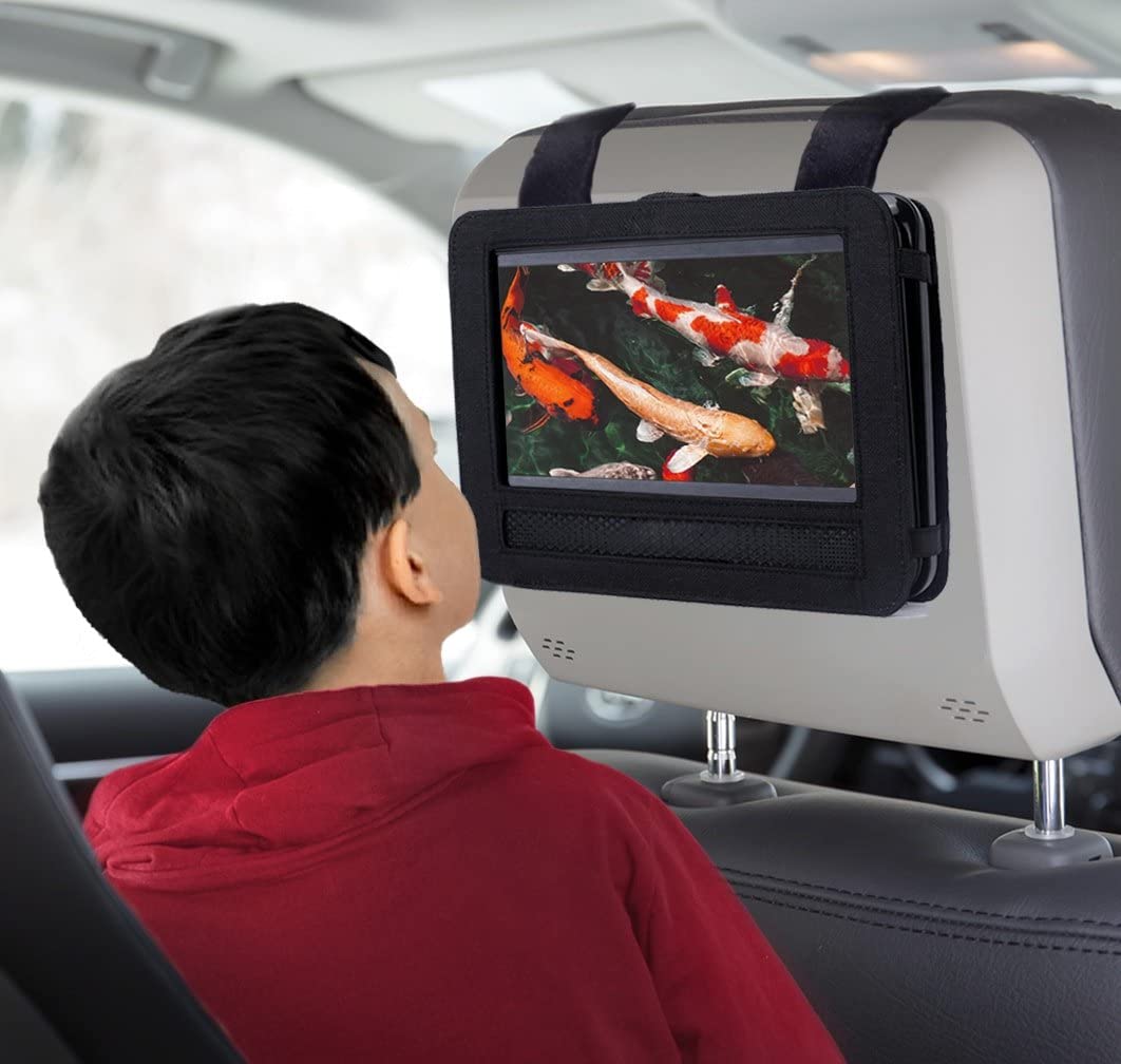 Koramzi PDVD-1010 Portable 10" DVD Player with Rechargeable Battery / USB / AV Out / Headphone Jack / Remote Control (Black) - New