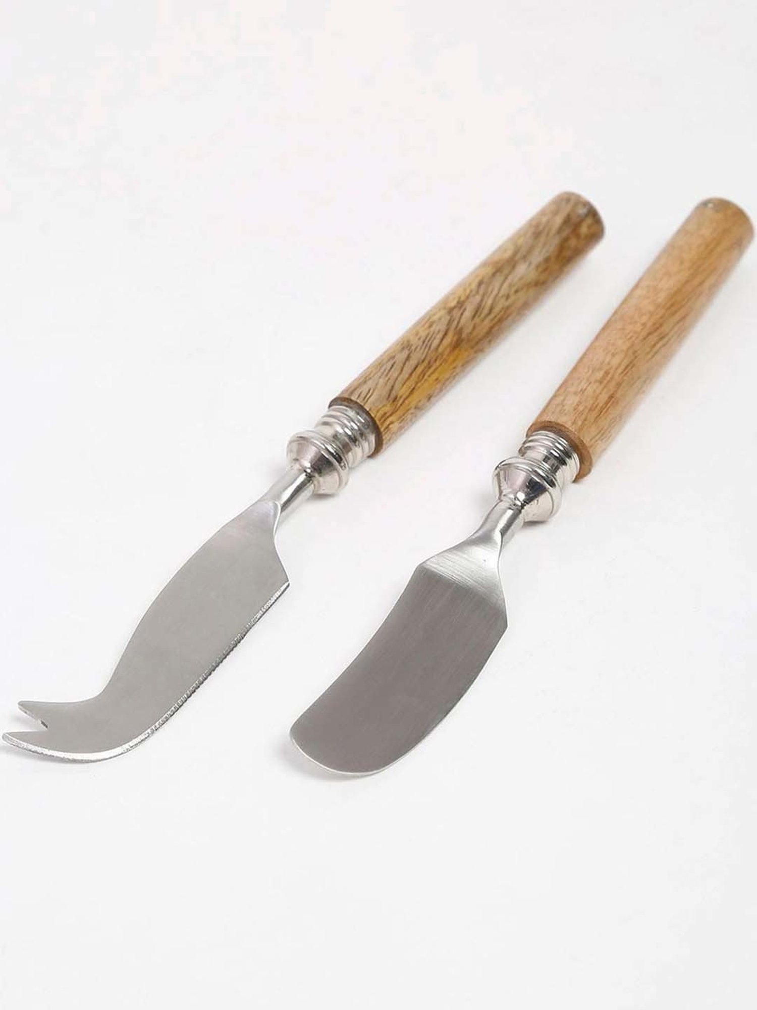 Fabindia Silver Wood Hard Knife - Set of 4