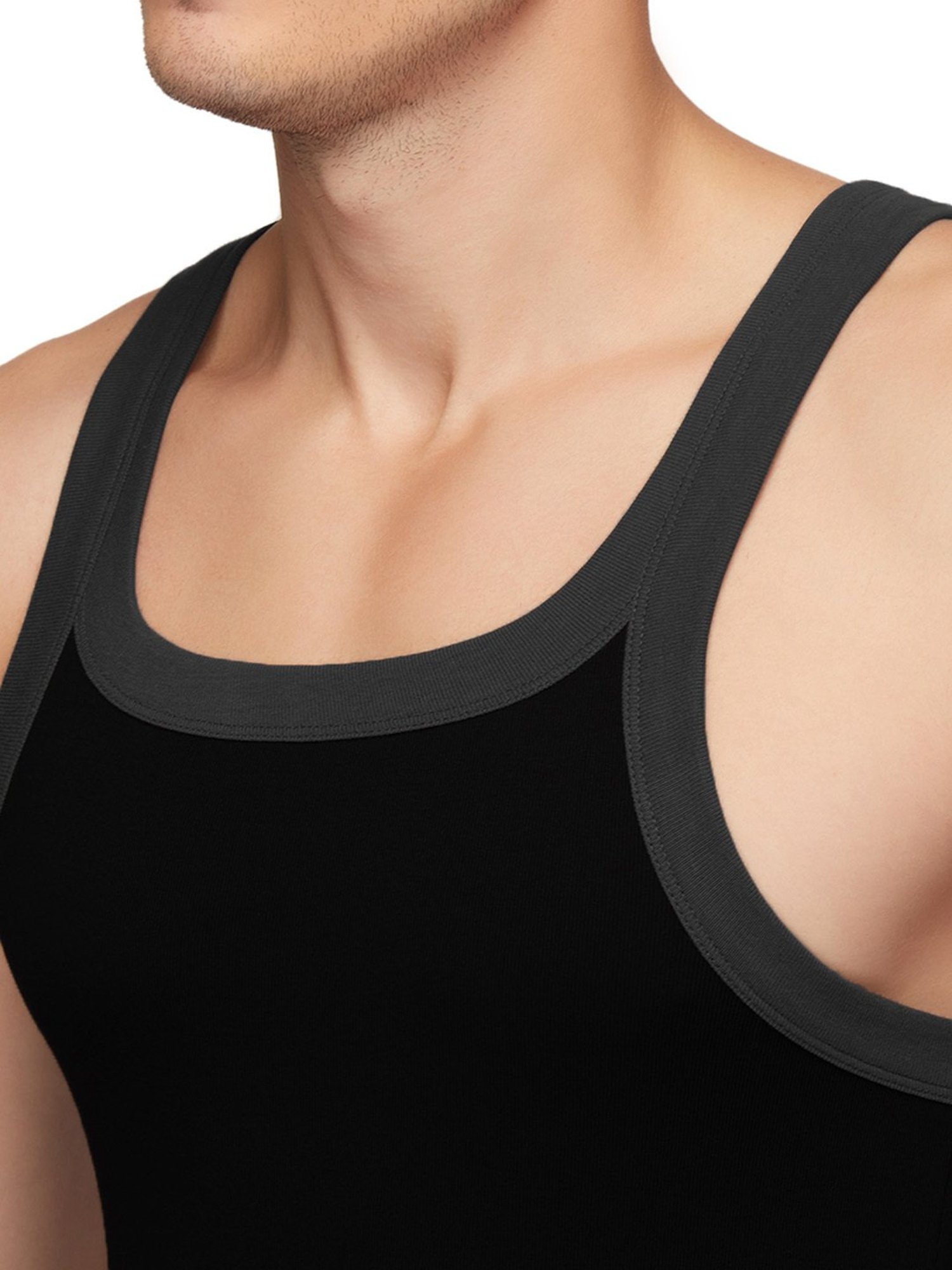 Bodycare Anthra Melange Regular Fit Thermal Top