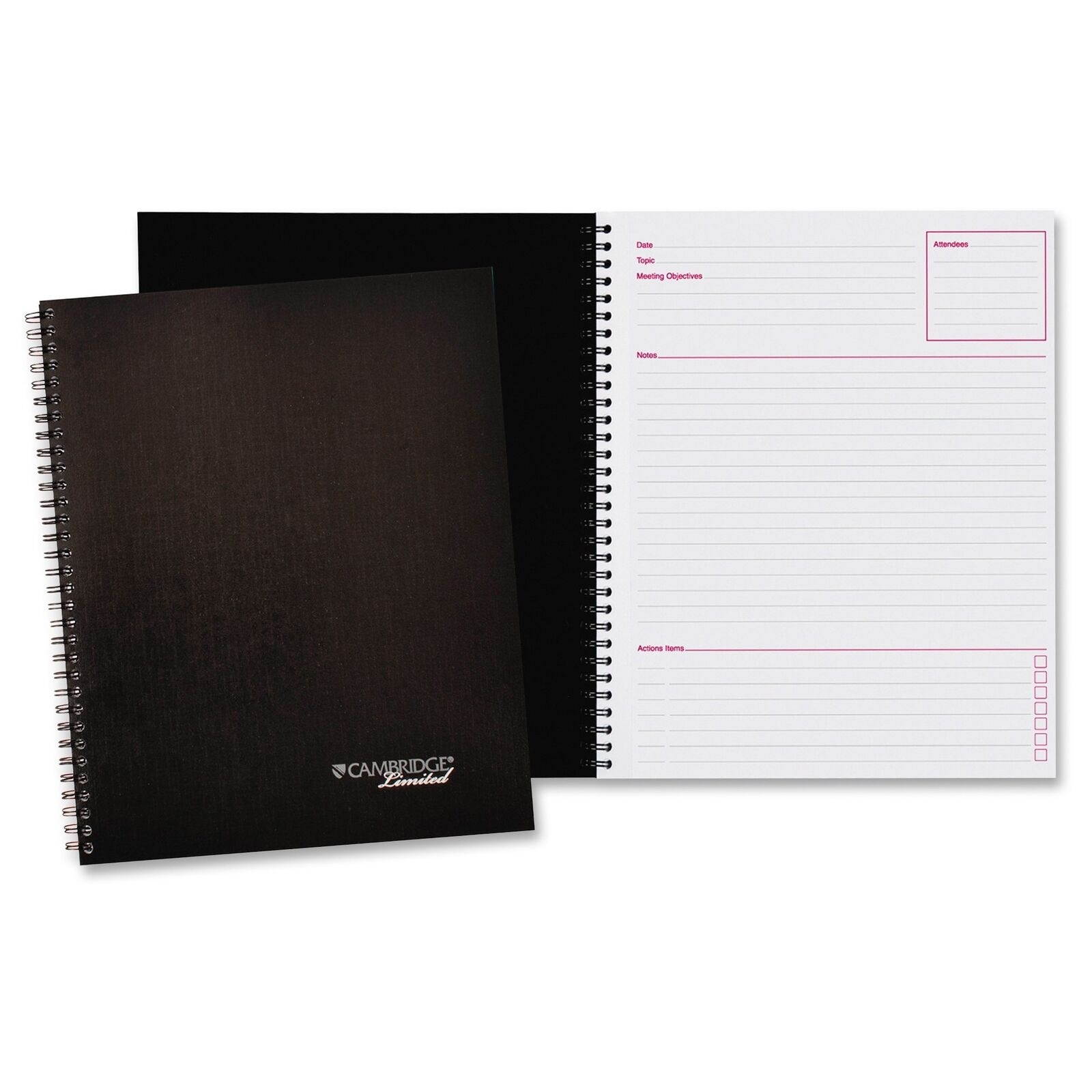 Cambridge Limited 1-subject Notebook - 80 Sheets - 20 Lb Basis Weight - Legal