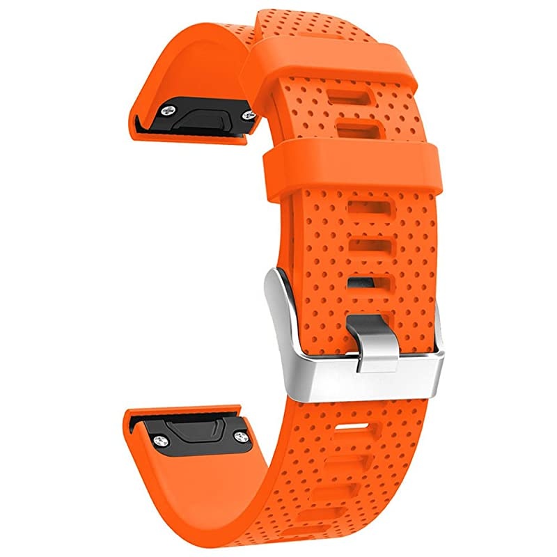 Band for Garmin Fenix 5S / Fenix 6S, Soft Silicone Replacement Watch Band Strap for Garmin Fenix 5S/Fenix 5S Plus/Fenix 6S/Fenix 6S Pro Smart Watch, Fit 5.31 inches-8.46 inches