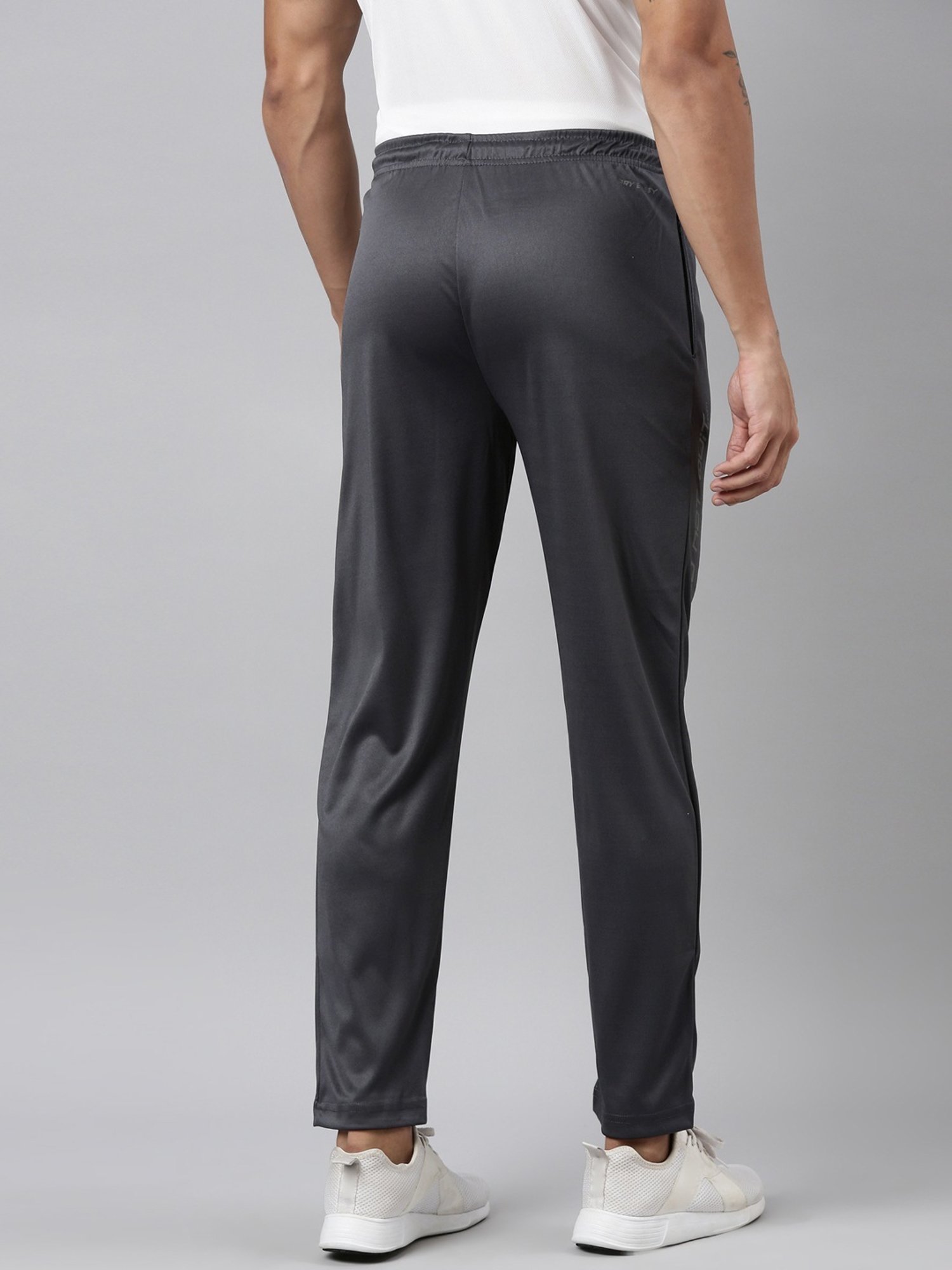 Dixcy Scott Originals Grey Cotton Regular Fit Sports Trackpants