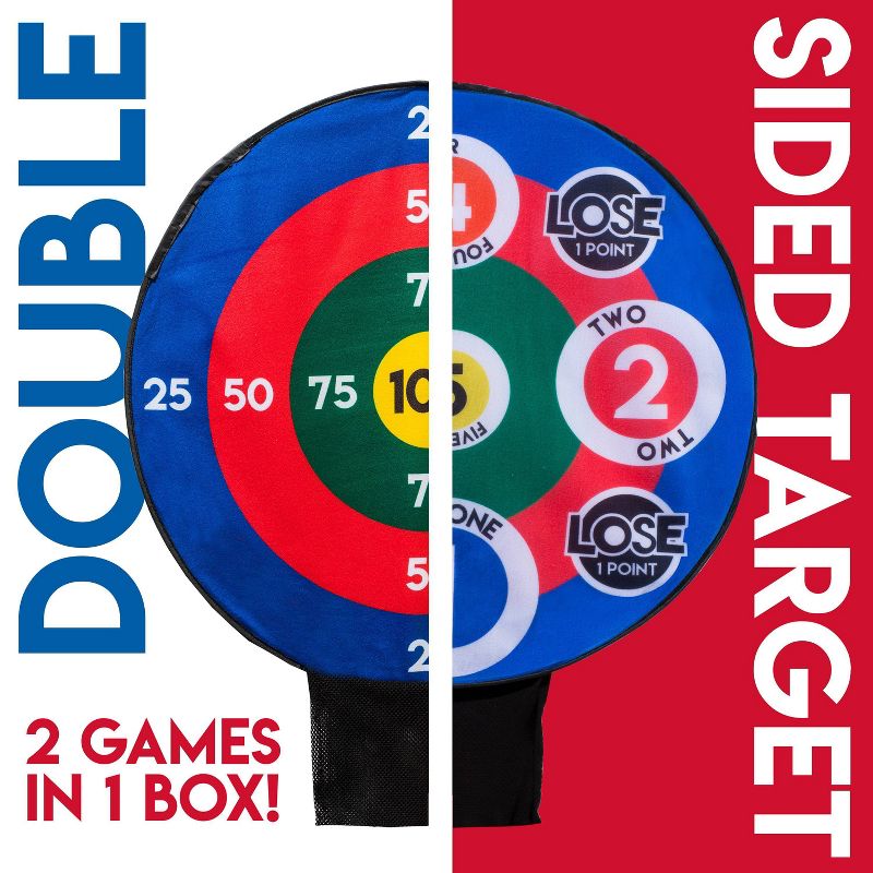 Franklin Sports Inflatable 3-Hole Football Target