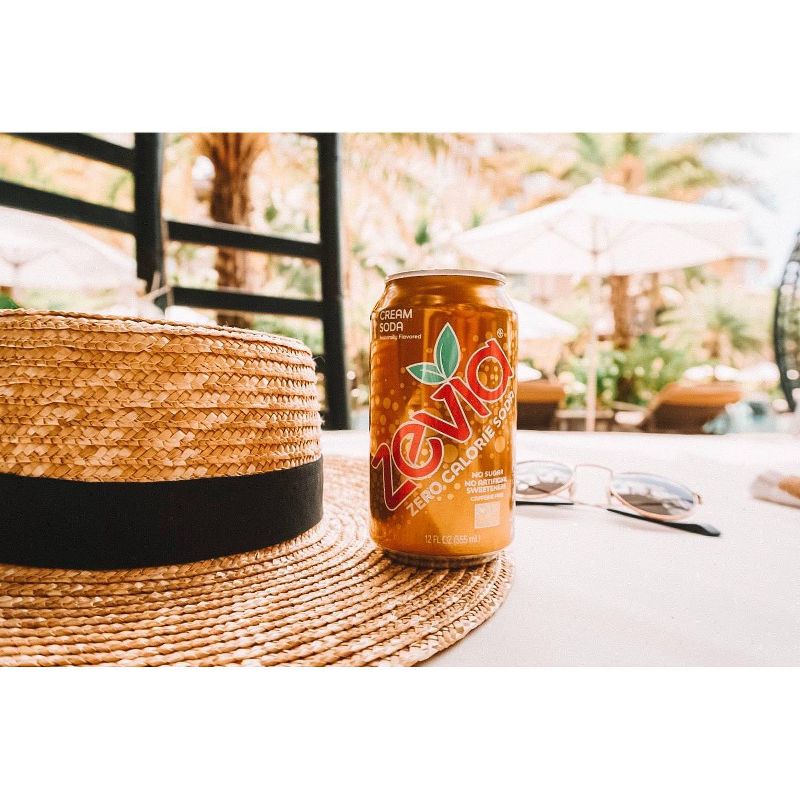 Zevia Cream Soda Zero Calorie Soda - 6pk/12 fl oz Cans