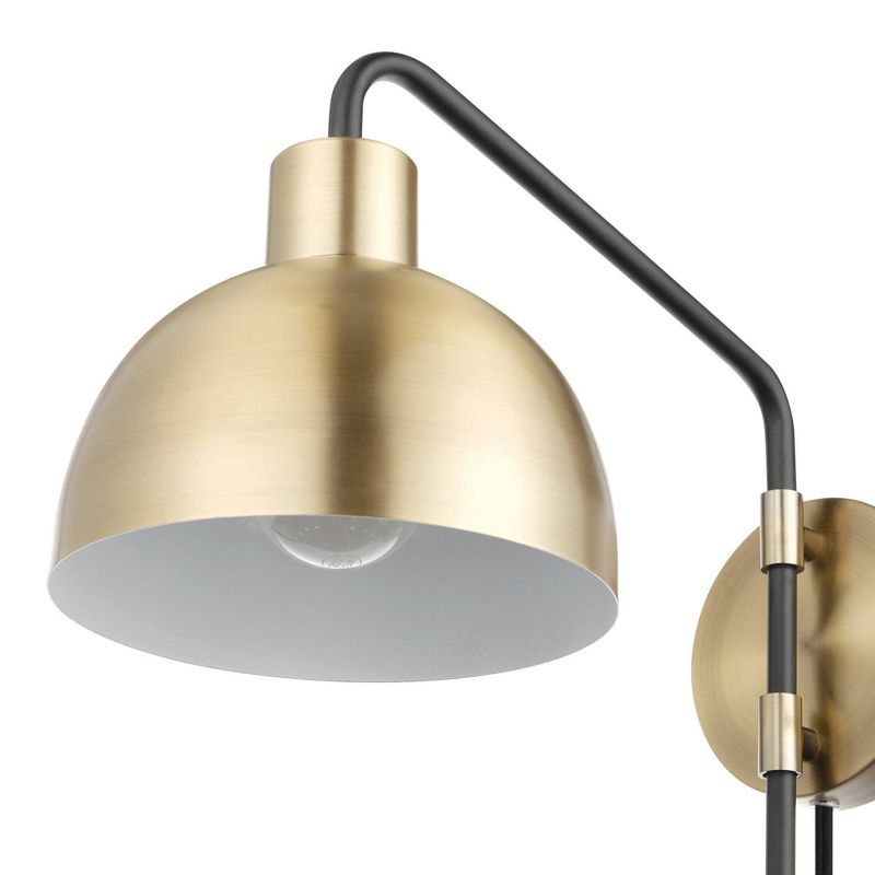 Dimitri Hardwire Wall Sconce Antique Brass - Globe Electric