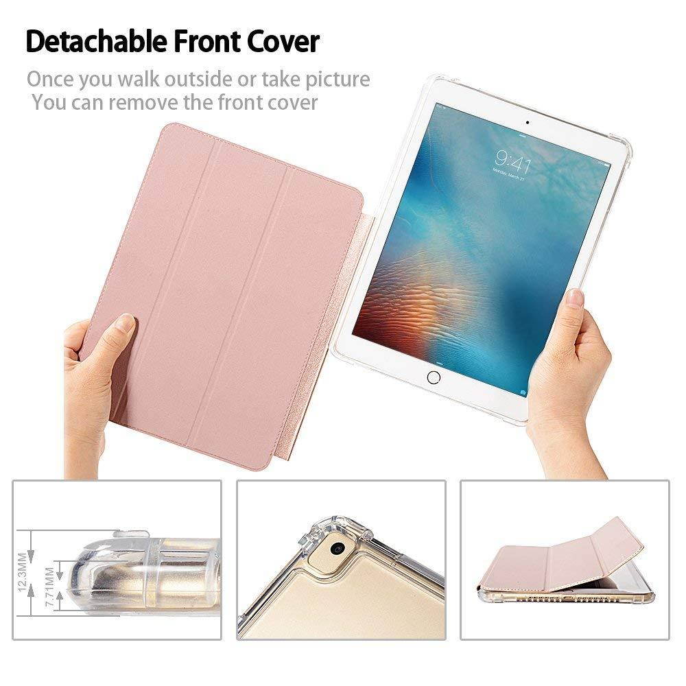 Valkit For iPad mini Case,iPad mini 2 Case,iPad mini 3 Case,Shockproof Protective Smart Stand Protective Heavy Duty Rugged Impact Resistant Armor Cover,Rose gold