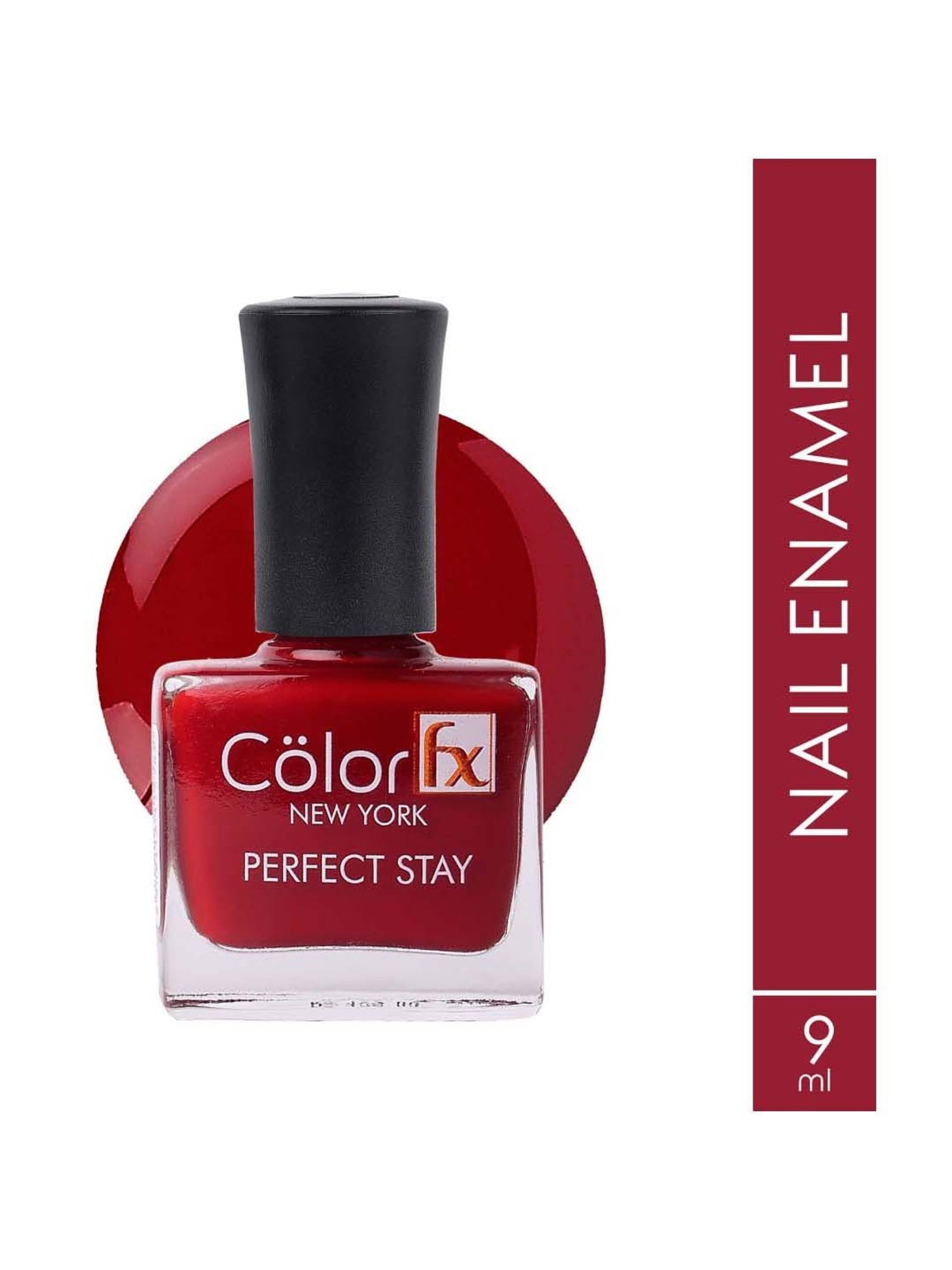 Color Fx Glossy, Nail Enamel, Red - 9 ml