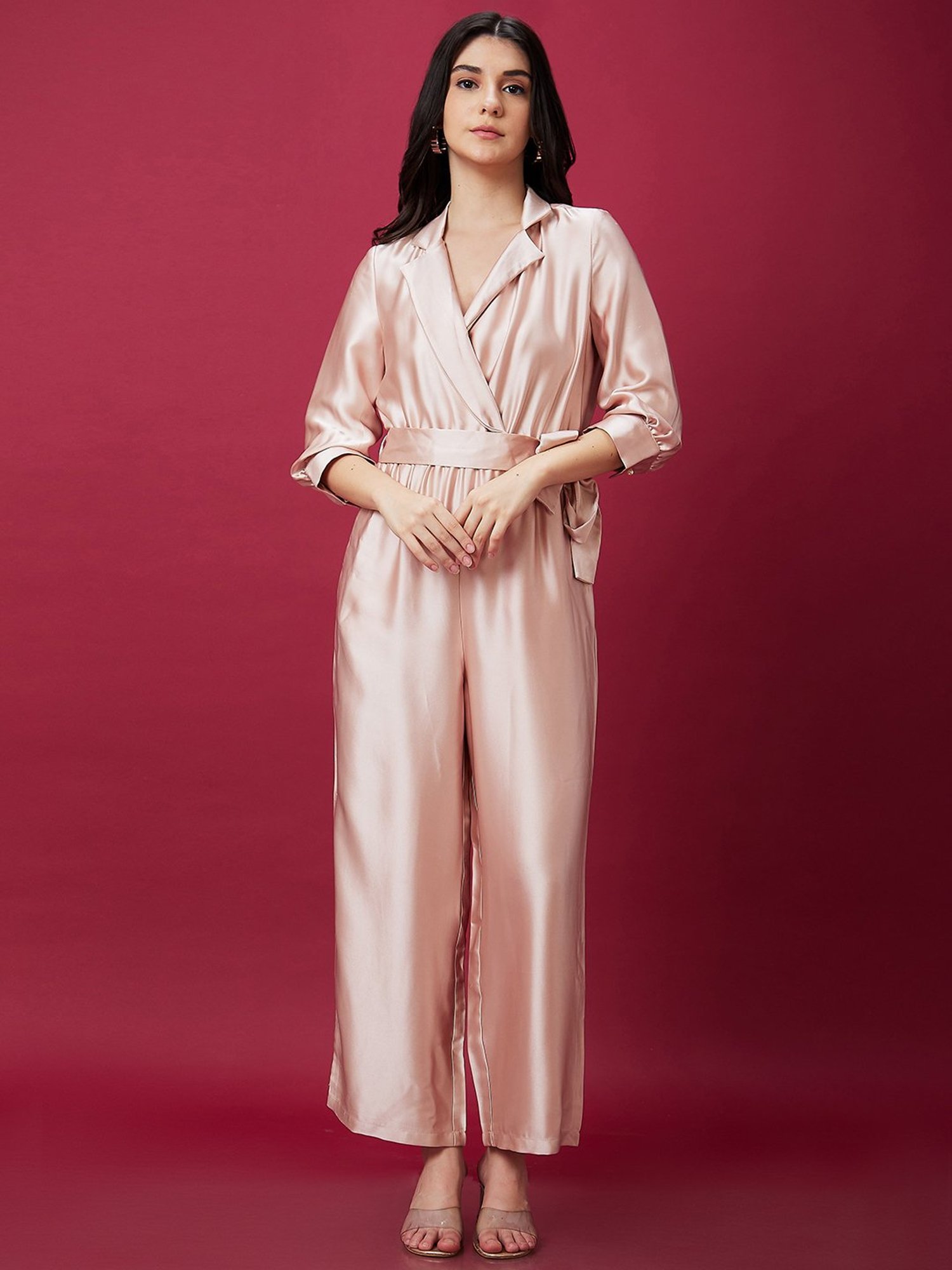 Globus Beige Maxi Jumpsuit