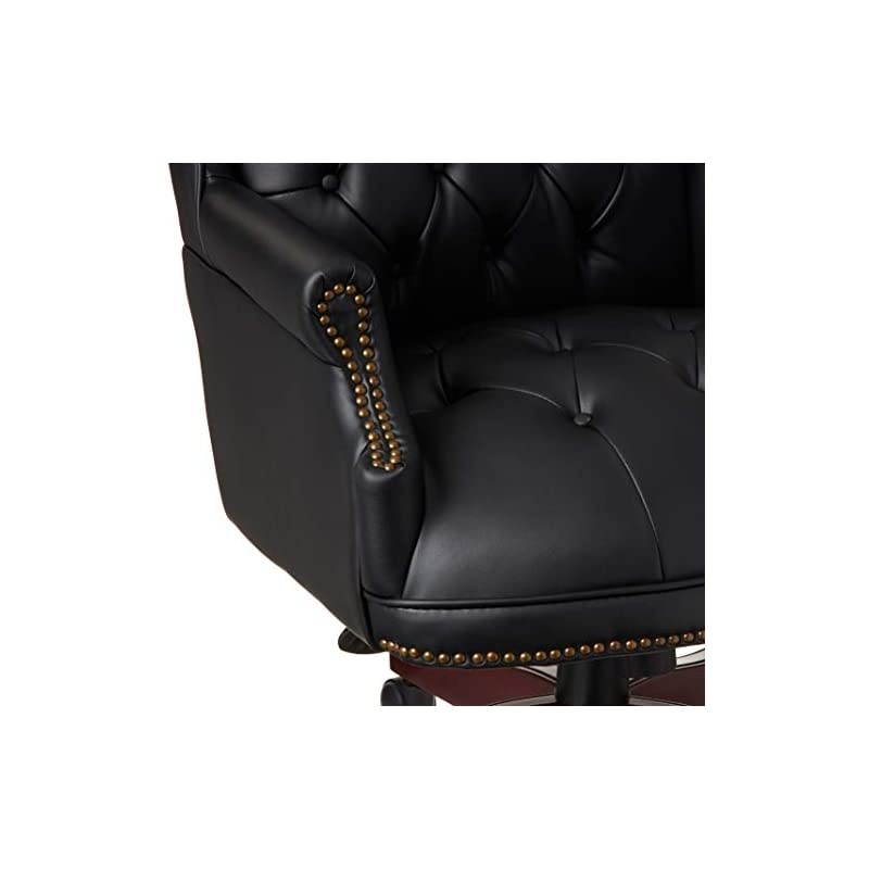 Wingback Traditional Chair in Black