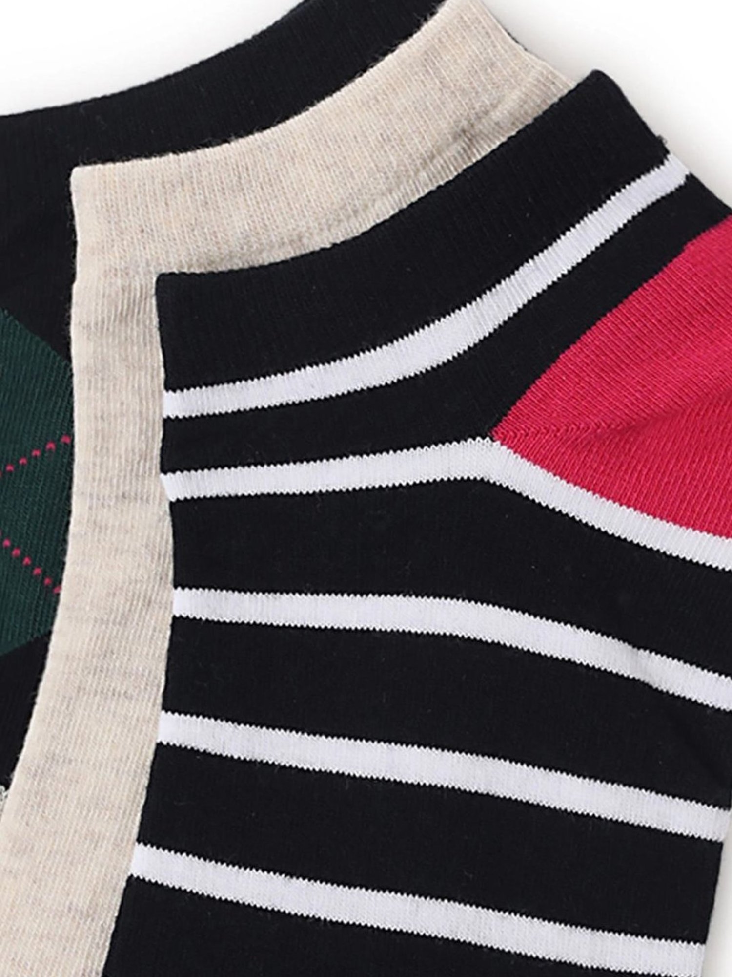 American Eagle Multicolor Printed Socks - Pack of 3