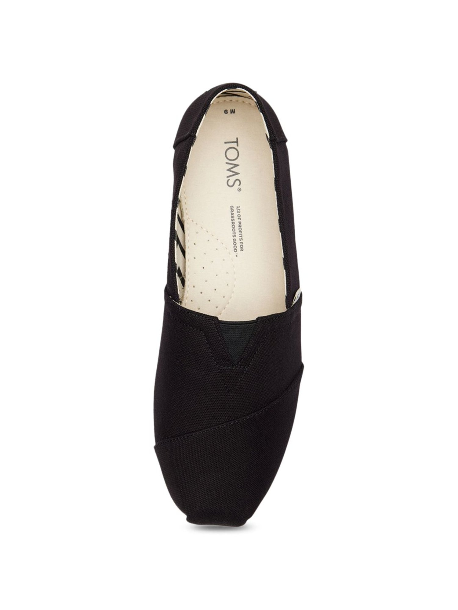 TOMS Men's Alpargata Black Shoes
