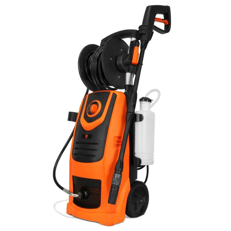 WEN PW22 2100 PSI 1.3 GPM 13.5-Amp Electric Pressure Washer with Variable Flow Power and Hose Reel