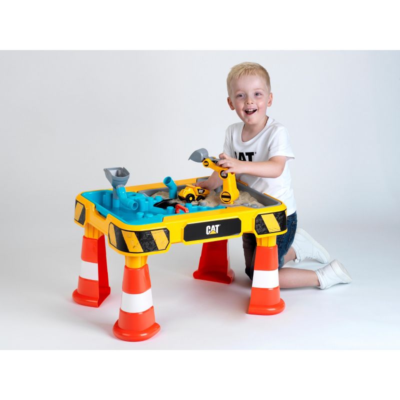 Theo Klein CAT Sand and Water Play Table , Yellow