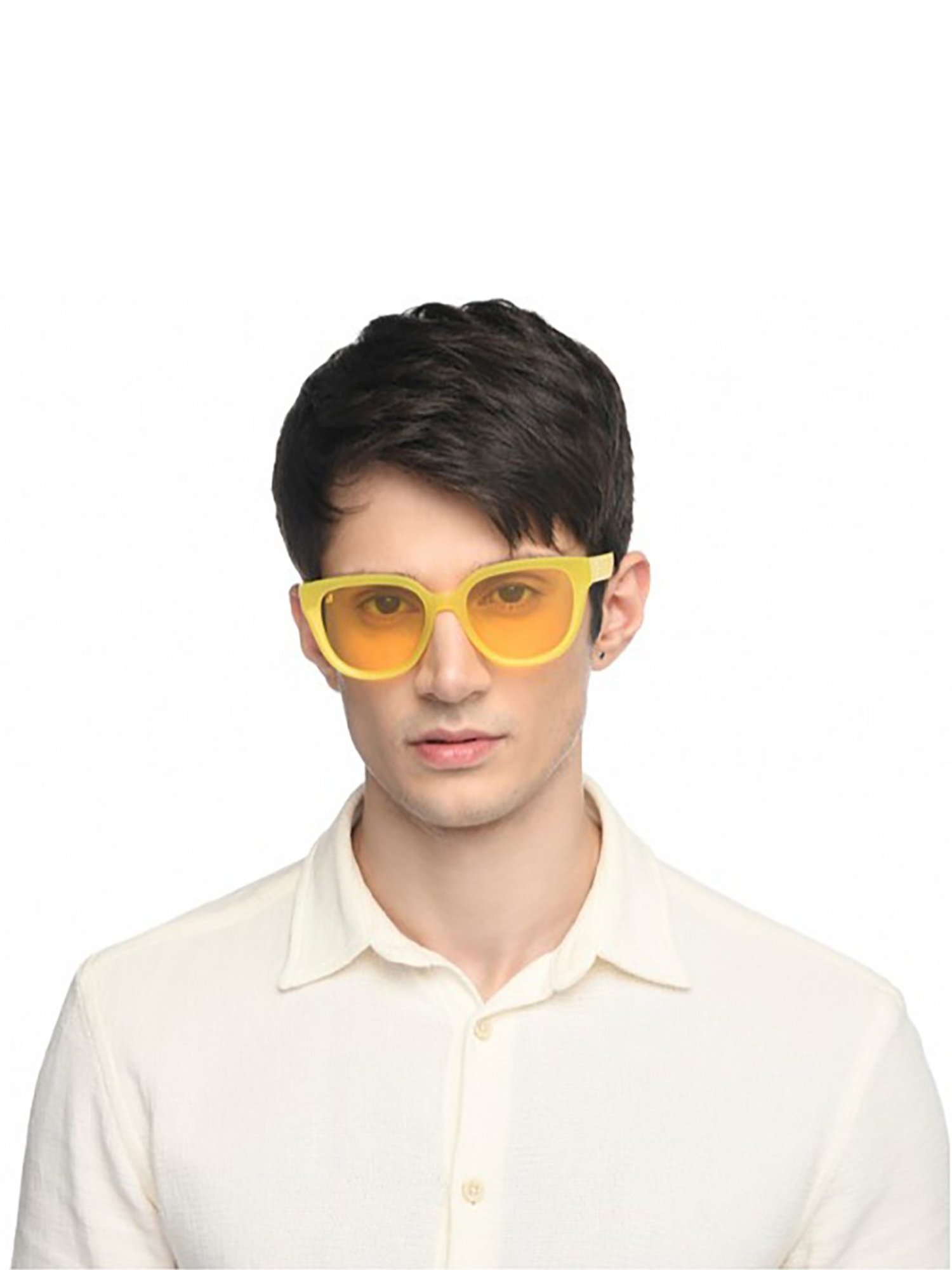 Vincent Chase HOLIDAY EDIT Yellow Wayfarer Polarised and UV Protected Lens Unisex Sunglasses